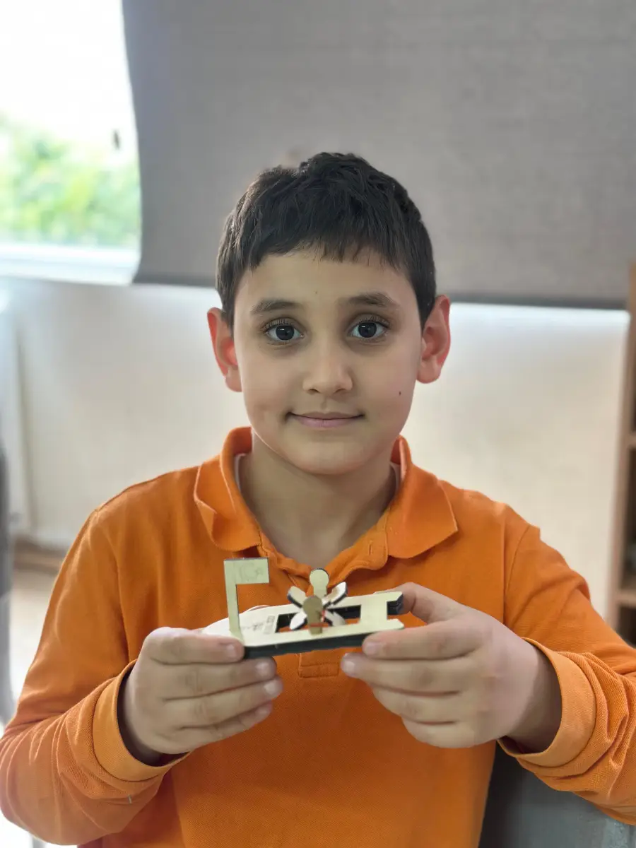 Maker dersimizden Mekanik Gemi Maker Projesi 3